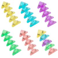 5Pcs Corner Page Clamps Triangular Paper Clamp Book Page Mark Plastic File Clips Drop Shipping