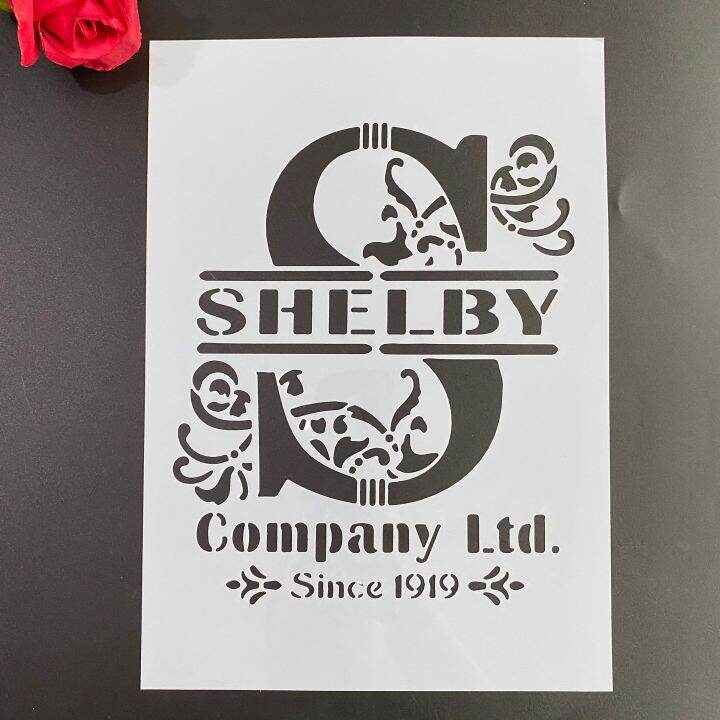 A4 29 *21cm DIY SHELBY Stencils wall Painting Scrapbook Coloring ...