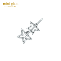 Miniglam Jewel Star Hair Clip กิ๊บติดผมคริสตัลดาวสีเงิน