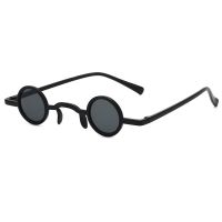 hot【DT】☃▣  1PC Sunglasses Round Men Plastic Frame Gold Small Framed Color