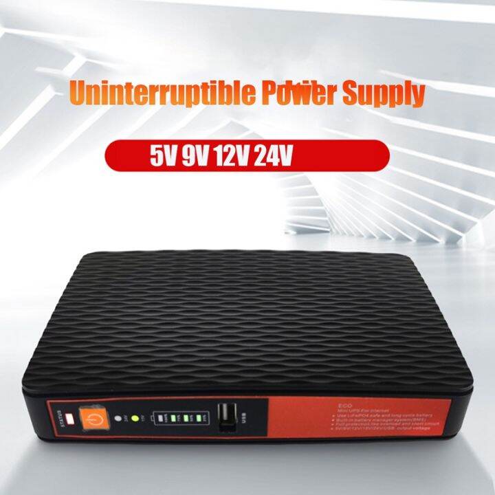 5v 9v 12v 24v Uninterruptible Power Supply Mini Ups Lan Poe 8800mah Battery Backup For Wifi 1042