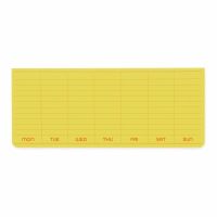 Penco Sticky Memo Pad Weekly Yellow (HCN170-YE) / Sticky Memo Pad รายสัปดาห์ สีเหลือง แบรนด์ Penco ประเทศญี่ปุ่น