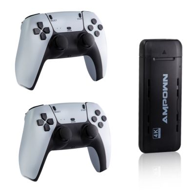 Ampown U9ไร้สาย2.4G HD Arcade PSP ทีวีบ้านคอนโซลเกมมินิเกม128G 20000 +