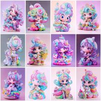 【Lorra】สไตล์ใหม่ ครอสติสคริสตัล DIY ของเล่นเด็ก พร้อมกรอบ รูปแบบตุ๊กตา ขนาด 23*30cm