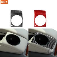 【CW】 For Audi Q7 2007 2008 2009 2010 2011 2012 2013 2014 2015 Center Armrest Cup Holder Real Carbon Fiber Car Interior Accessories