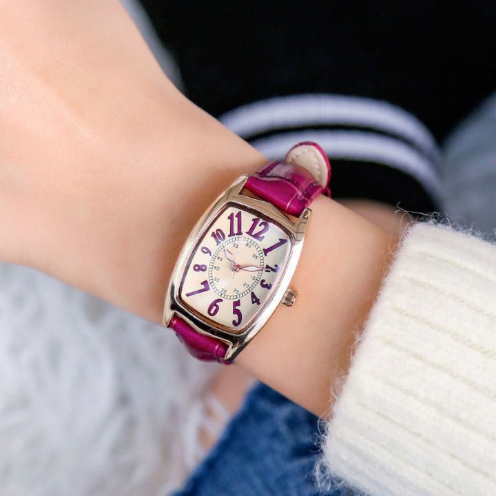 นาฬิกา-นาฬิกาข้อมือ-นาฬิกาข้อมือผู้หญิง-นาฬิกาแฟชั่นนำเข้า-นาฬิกาแฟชั่น-ผญ-สายหนังเกรดดี-ทรงคลาสสิก-สวย-ใส่ได้ทุกวัน-ทุกโอกาส-ส่งไว-มีบริการเก็บเงินปลายทาง