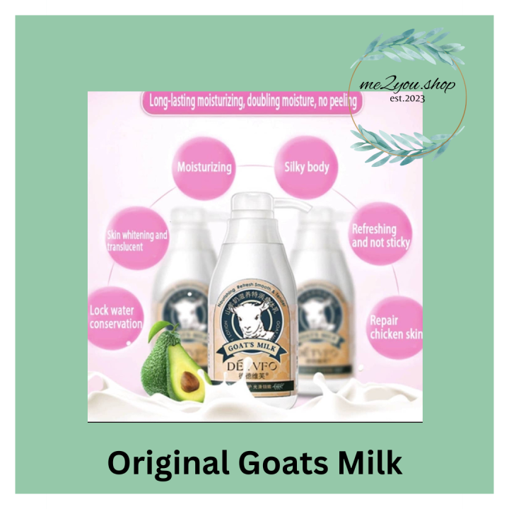 Goats Milk Body Whitening Lotion Smooth Moisturizing Lotion Lazada PH