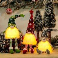 【CW】 Glowing Gnome Christmas Faceless Doll Merry Christmas Home Decoration Navidad Natal Gift for New Year 2022 Christmas Gifts