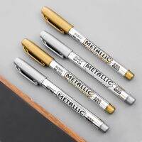 1.5mm Metallic Color Pen Fast Dry Waterproof Permanent Oily Marker Painting Tires CD Fabric Writing Greeting Card Signature Tool