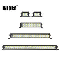 INJORA Bright Light Bar 17/52/102/147mm for 1/10 RC Crawler Car Axial SCX10 90046 TRX-4 TAMIYA CC01 D90 Redcat