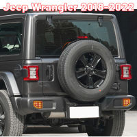 3ฟังก์ชั่นไฟท้ายรถสำหรับ2018-2022 Jeep Wrangler ไฟเบรคหลังไฟเลี้ยวด้านหลังกันชนหมอกโคมไฟขับรถไฟ