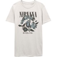 Nirvana T Shirt Heart Shaped Box Officially Licensed Mens White Tee Rock Merch