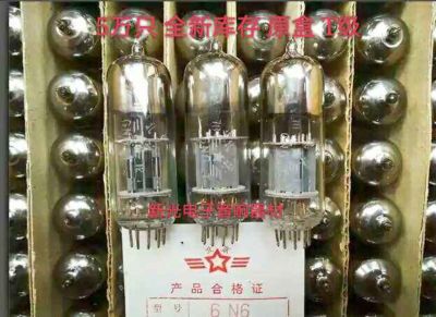 Vacuum tube 50000 brand new Beijing 6N6 tube T-level generation Soviet 6H6N 12BH7 E182CC 5687 6H30 soft sound quality 1pcs