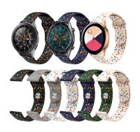 xinpan 22mm Rainbow silicone strap for Huawei Watch Buds watch GT3 pro 42/46mm Runner GS 3 MagicWatch2 42/46mm honor watch SE