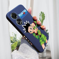 เคส Hp สำหรับ OPPO A78 4G A78 4G การ์ตูนอนิเมะ (ล่า × ฮันเตอร์) น่ารัก GON · เคสโทรศัพท์แบบฟรีรูปแบบขอบสี่เหลี่ยมปลอกซิลิโคนเหลวคลุมทั้งหมดเคสป้องกันกล้อง