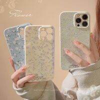 Vintage Fragmented Flower iPhone 14 Phone Case 13 Original 11 Silicone 12 Soft Case 14 Promax Suitable Phone Cases