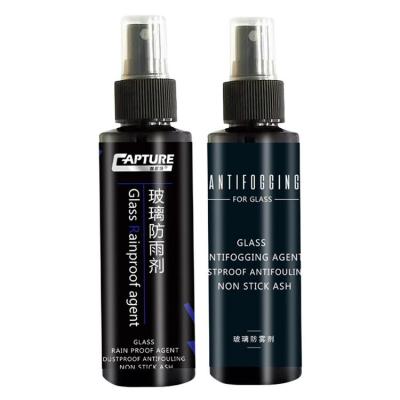 Car Glass Anti-Fog Agent 120ml Window Glass Anti-Fog Coating Agent Nanotechnology Glass Care Tool for Cars Four-Wheelers Boats Motorcycles Motorhomes forceful