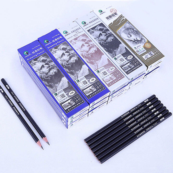 maries-12pcs-charcoal-soft-medium-hard-special-soft-sketch-painting-pencil-2h-hb-b-2b-3b-4b-5b-6b-7b-8b-drawing-stationery