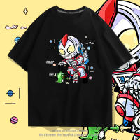 Ultraman NASA เสื้อเสื้อยืดลายนักบินอวกาศแขนสั้นผู้ชาย,เสื้อผ้าฝ้ายคอกลมแขนสั้น2023ฤดูร้อน0000