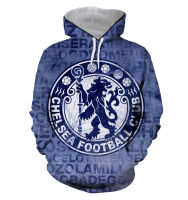 คุณภาพสูง 2023 2023 Chelsea sweatshirt Super Hero Logo Soccer Football Tee hoodies Thin hooded sweater สต็อกเพียงพอ