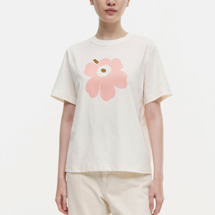 💜แฟชั่น MARIMEKKO ELSE UNIKKO PLACEMENT Shirt T-shirt เสื้อยืด