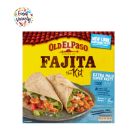 Old El Paso Extra Mild Fajita Kit 476g โอลด์ เอล พาโซ เอ็กซ์ตรา ไมลด์ ฟาฮิตาส์ คิท 476กรัม