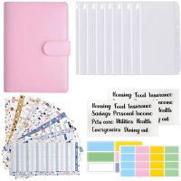 Budget Binder with Cash Envelopes for Budgeting,A6 Saving Binder Pocket,Expense Budget Sheets,for Cash Envelope System