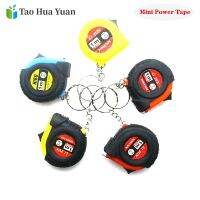 Mini Power Tape Measure Keychain Universal Pull Ruler Metric Tape Measure Retractable 1m Measuring Tape Meter Inch Tailor Tool A Adhesives Tape