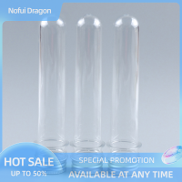 Nofui 10pcs Lab 50ML PET Test Tube ขวดสกรู caps ขวดพลาสติกแบบใสสำหรับการจัดเก็บขนม