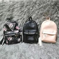 GUESS New printed large-capacity backpack backpack casual simple all-match womens bag