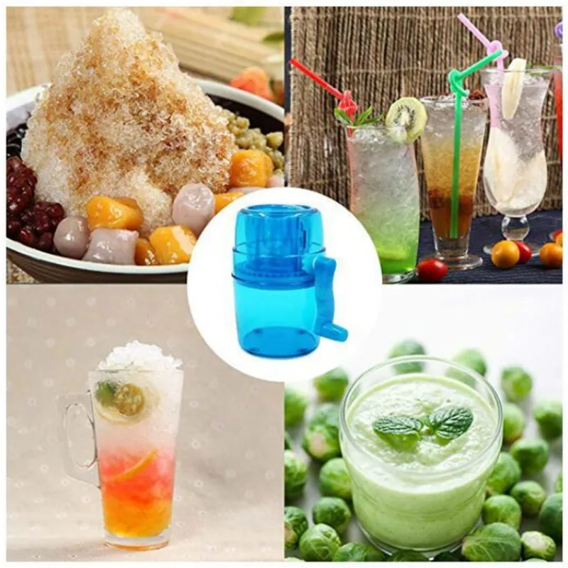 Buy Portable Home Manual Ice Crusher Multi-function Hand Shaved Ice Machine  Ice Chopper Kitchen Bar Ice Blenders Tools