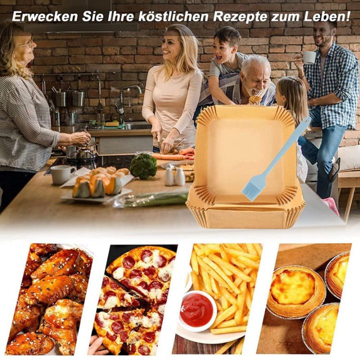 baking-paper-for-hot-air-fryer-square-20-cm-pack-of-200-airfryer-baking-paper-disposable-non-stick-paper-waterproof