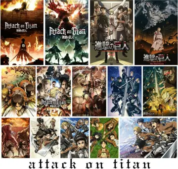 Attack on Titan Poster Anime Manga Art Print Wall Room Decor Shingeki no  Kyojin