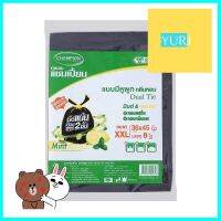 ถุงขยะหูผูก CHAMPION 36X45 นิ้ว 8 ใบ สีดำ มินต์และเลมอนGARBAGE BAGS WITH TIE HANDLES CHAMPION 36X45IN BLACK MINT AND LEMON 8PCS **ลดราคาจัดหนัก **