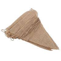 3.7M Rustic Jute Hessian Burlap Lace Bunting Shabby Chic Wedding Banner