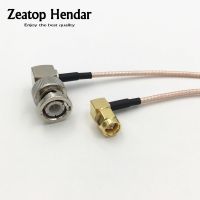 1Pcs 90 Degree BNC Male Jack to Right Angle SMA Male Plug BNC/SMA M/M RG316 RF Coaxial Cable Connector 15CM 20CM 30CM 50CM 1M Electrical Connectors