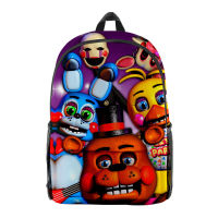 Five Nights At Freddy S 3D เกมพิมพ์ใหม่ Teddy Bear Shoulder Backpack Men And Women Schoolbag Primary And Secondary Students