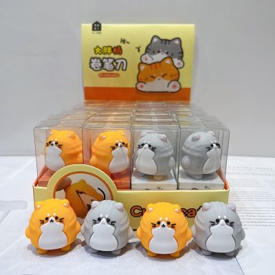 Cute Cartoon Cat Pencil Sharpener Kawaii Single Hole Manual Pencil Cutter for School Korean Stationery Kids Gift Office Supplies