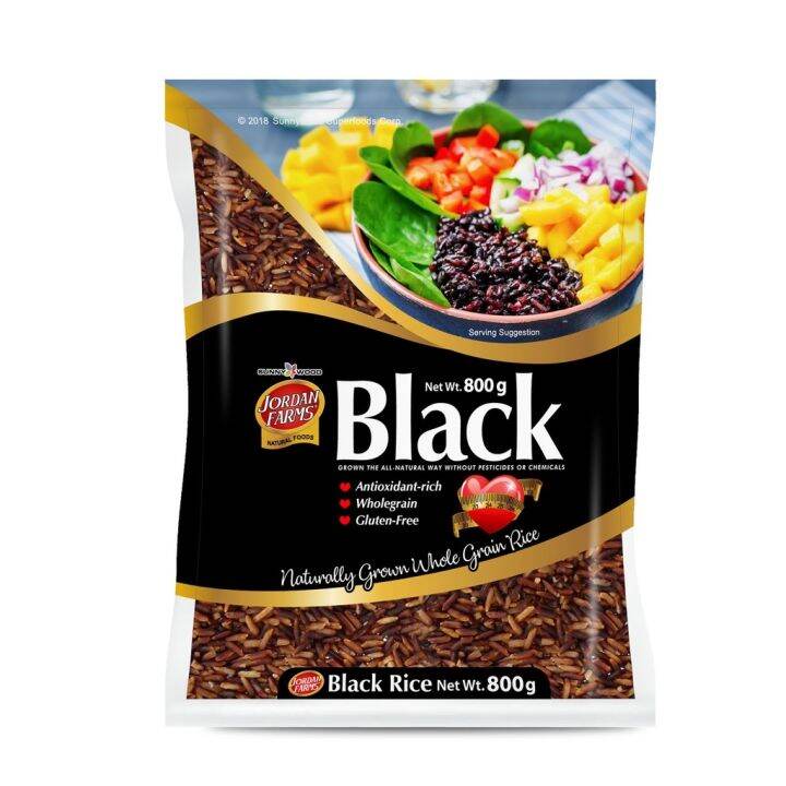 JORDAN FARMS BLACK RICE 800G Lazada PH