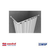 WSP ราวโค้งเข้ามุม 2IN1 80X80 ซม.รุ่น LT-2 ราว