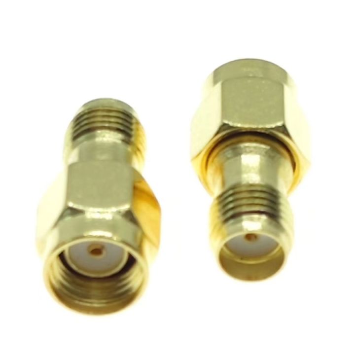 RF SMA  Adapter SMA Connector Female To RP SMA Male Plug Connector Adapter Gold Plated Straight Coaxial RF Adapters Electrical Connectors
