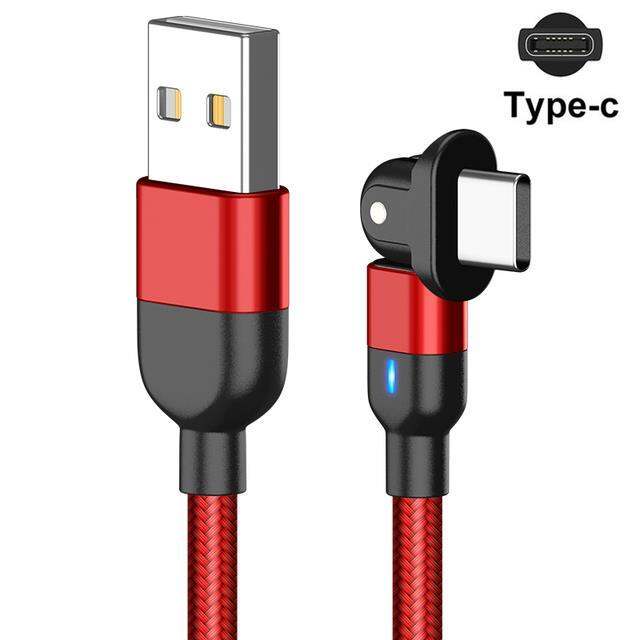 szbrytmax-type-c-สาย-usb-3a-เร็วสายชาร์จสำหรับ-iphone-samsung-xiaomi-huawei-โทรศัพท์มือถือสายข้อมูลสายเคเบิลแบบหมุน180