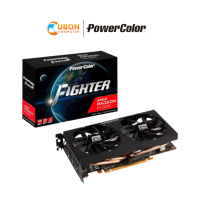 การ์ดจอ VGA POWER COLOR FIGHTER AMD RADEON RX 6600 - 8GB GDDR6 (AXRX 6600 8GBD6-3DH)