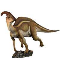 Nanmu Studio Parasaurolophus Figure Nutcracker Soldier Statue Dinosaur Animal Collector Toy Gift With Retail Box