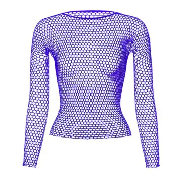 Shop Mesh Fishnet Shirt Women with great discounts and prices