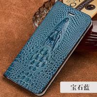 Genuine Leather Flip case for huawei P40 Pro p20 P30 lite Magnetic Crocodile card slot protection Cover for Honor 9x 8x v30 20