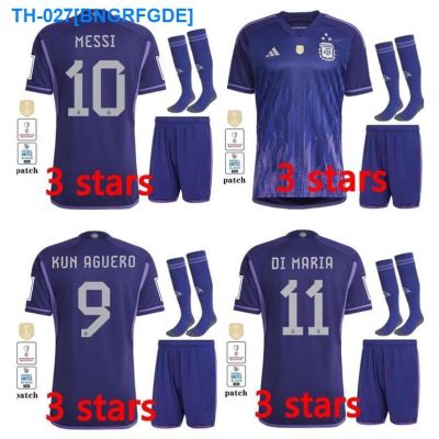 ◊ 2022/2023 Argentina away Adult kit Men 3 Star T-shirt 22/23 Argentina Home Fooball Suits Men Shorts Pieces with Patch MESSI Jersey