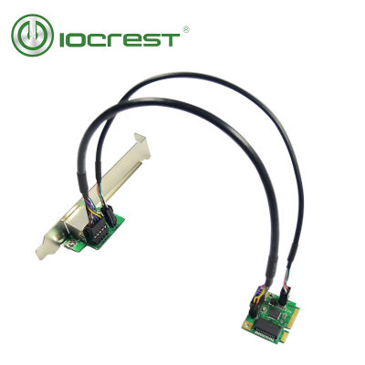 IOCREST Mini PCI-Express Gigabit Ethernet RJ45 Port Adapter 0 Base-T Network LAN Controller
