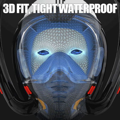 Diving Mask Full Face Scuba Snorkeling Face Respirator Goggles for Kids Adult Spearfishing Mask Glasses Training Equipment Tool