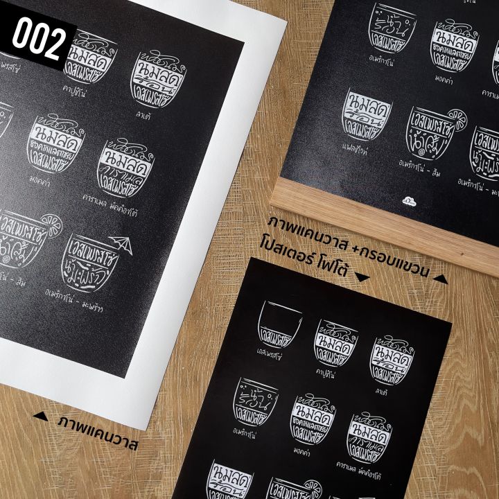 002-เมนูกาแฟ-สีชอล์ค-ภาพพิมพ์-แคนวาส-โปสเตอร์-โฟโต้-และสติ๊กเกอร์-pvc-ขนาด-50x70-40x50-30x40-ซม